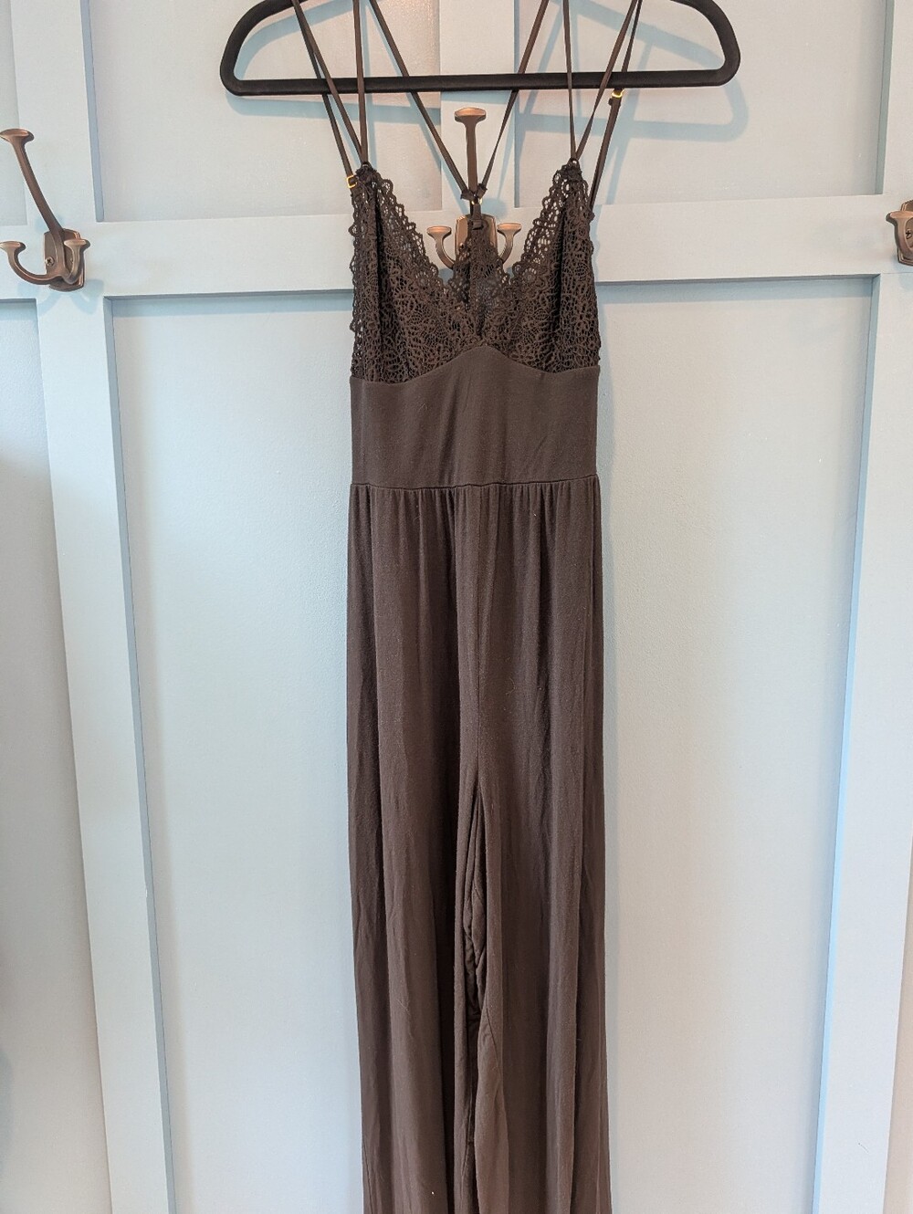 Victoria's Secret Black Jumpsuit Jammies